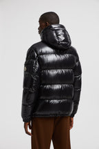 Ecrins jacket, shiny nylon jacket, Moncler outerwear, black nylon jacket, Fall-Winter 2024 fashion