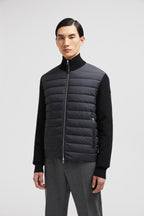 Bi-Material Jacket, Quilted Jacket, Black Jacket, Moncler Autumn-Winter 2024, Luxury Outerwear