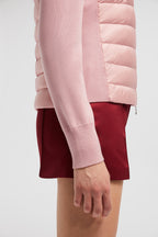 luxury quilted jacket, two-tone jacket, Moncler Autumn-Winter, high collar jacket, insulated outerwear