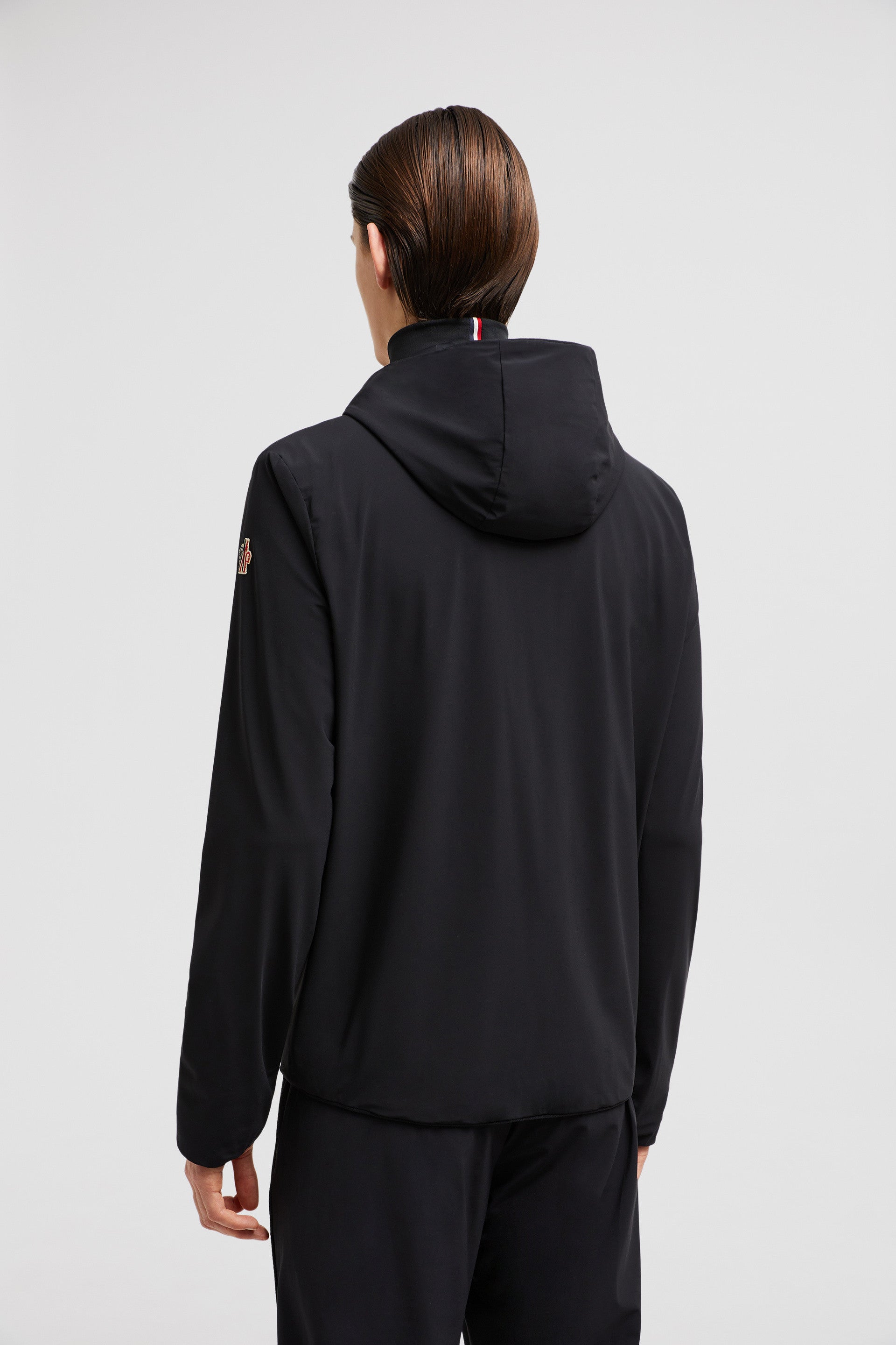 Moncler Grenoble jacket, bi-material jacket, black jacket, luxury men's outerwear, Autumn-Winter 2024