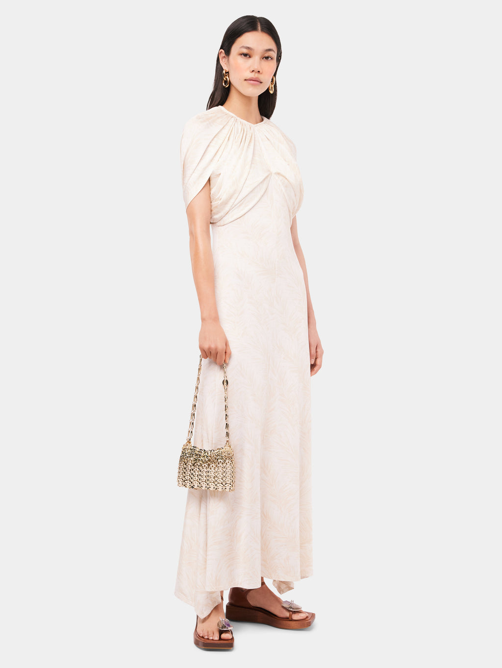 Iconic Nano Bag, Gold Metal Bag, Rabanne 1969 Bag, Metallic Handbag, Autumn Winter 2024