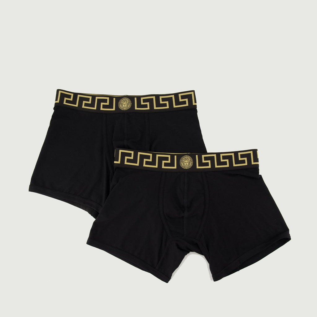 Image du Boxer Briefs Medusa Greca de Versace pour Hommes - Saison Automne-Hiver 2024 - Vue de Face