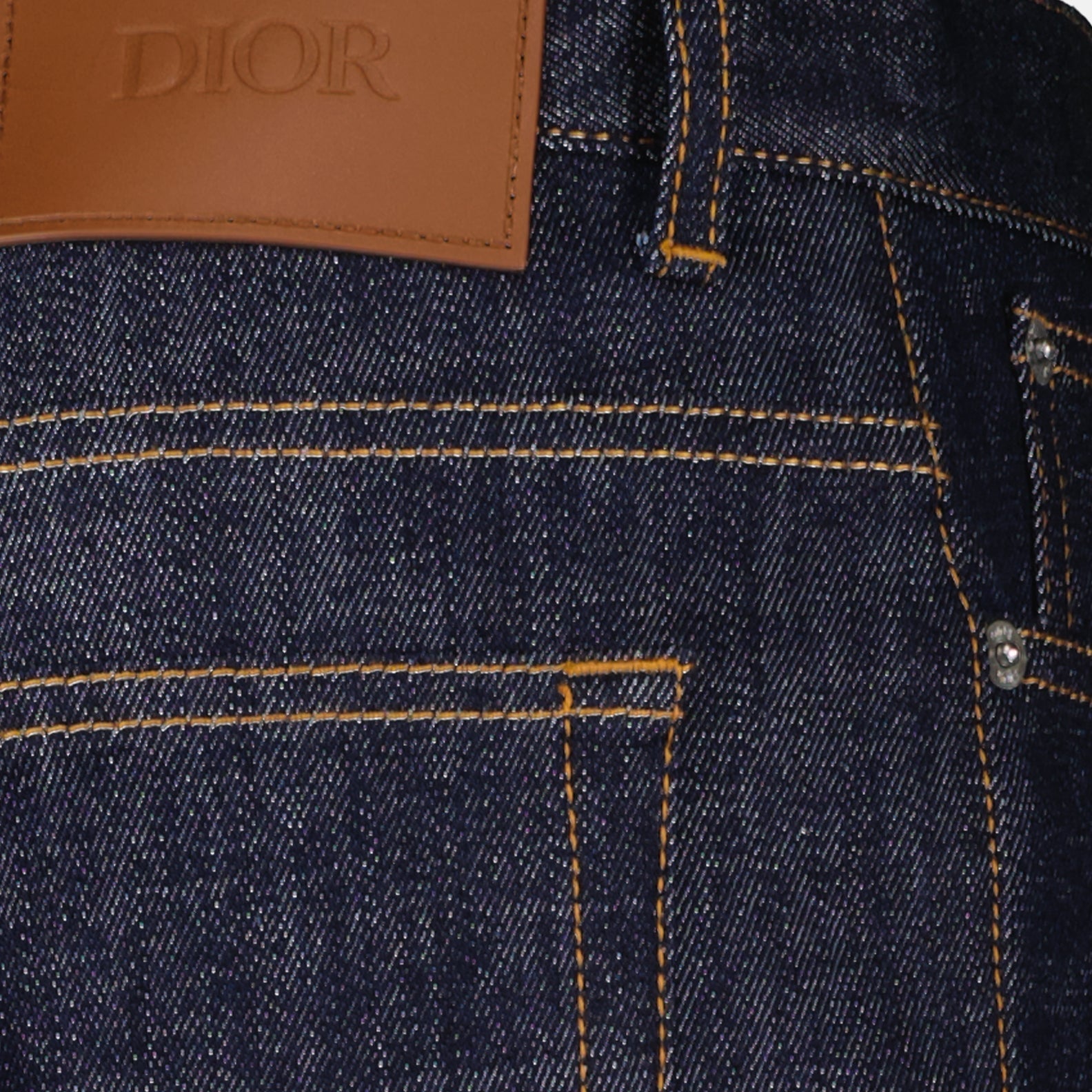 Dior, Slim Fit, Raw Denim Jeans, Blue Jeans, Autumn-Winter 2024