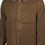 Image of Hamilton Brown Jacket by Officine Générale for Men - Season Autumn-Winter 2025 - Product detail view 2