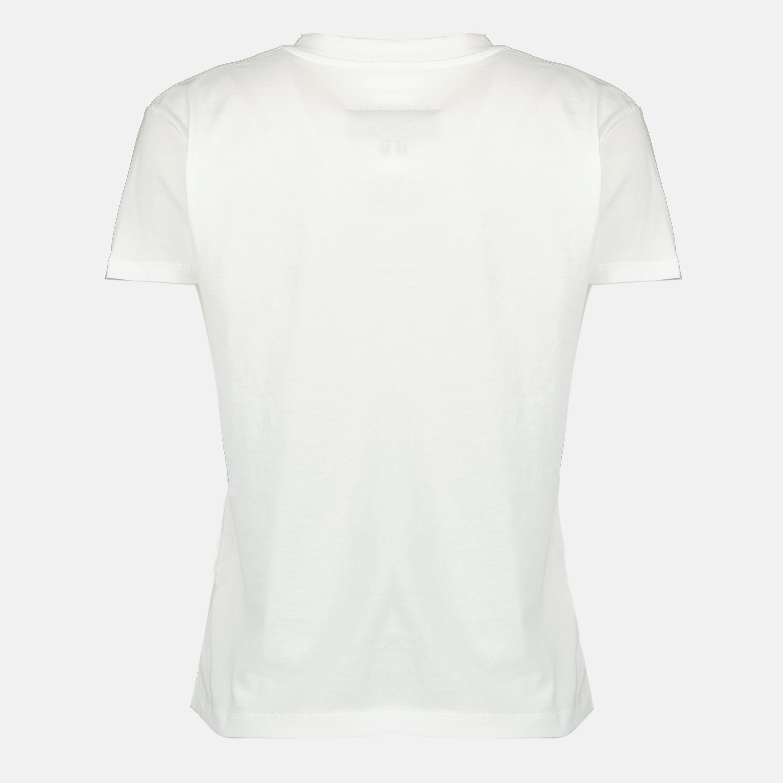 Image of MM6 White Numeric T-Shirt by Mm6 for Women - Season Spring-Summer 2026 - Back View