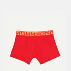 Boxer, Red, Medusa, Cotton, Elastane