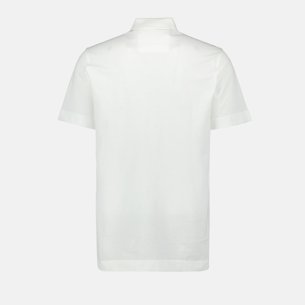 Givenchy polo, embroidered polo shirt, organic cotton clothing, Spring-Summer 2025 fashion, classic collar polo