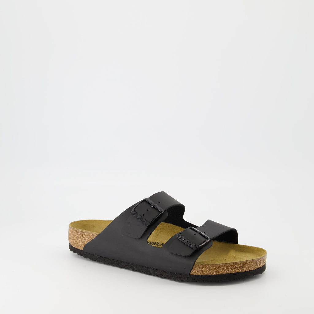 Birkenstock sandals, Arizona Birko-Flor, comfortable footwear, summer sandals, black sandals