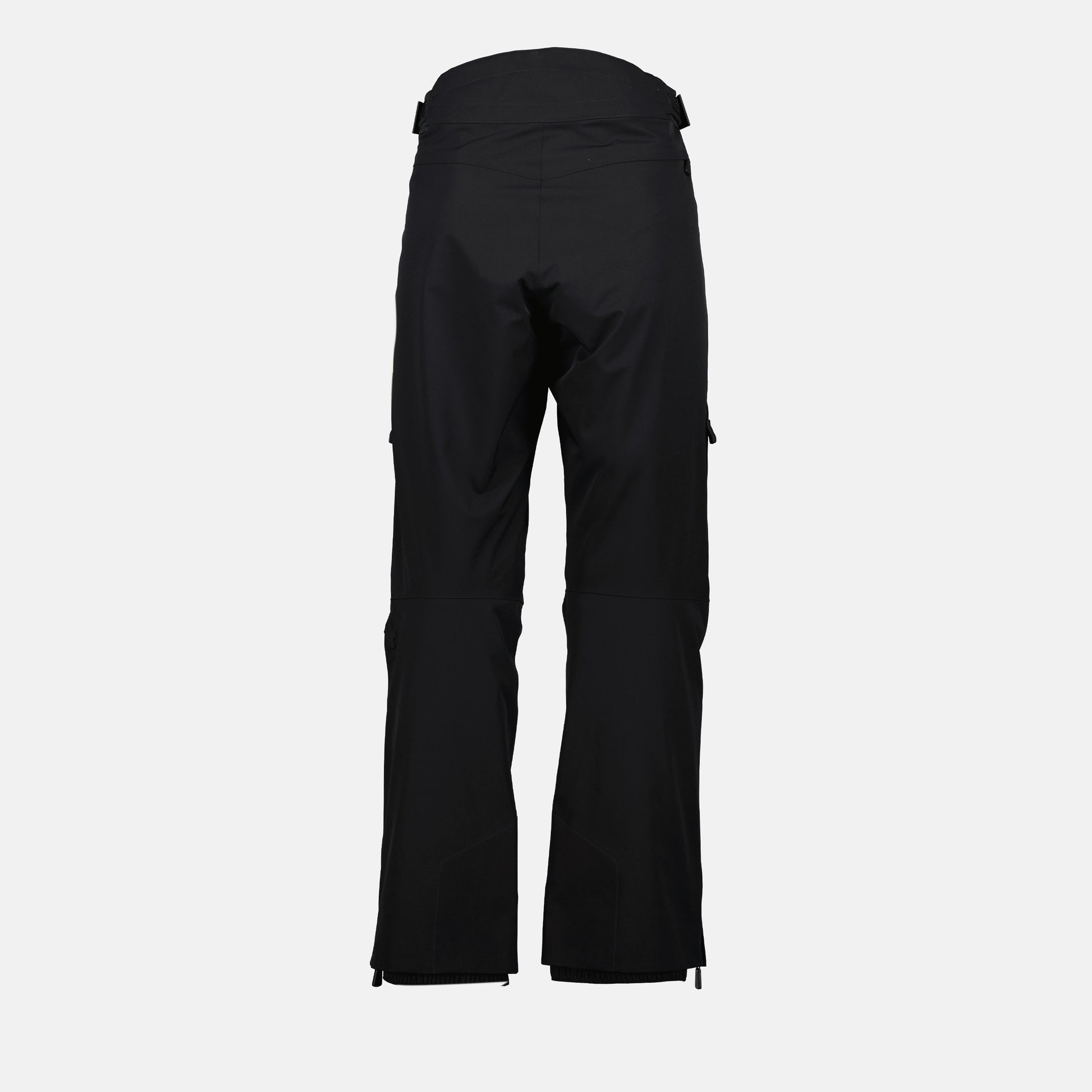 Moncler Grenoble ski pants, black ski pants, adjustable fit ski pants, tricolor ski pants, autumn winter 2024 ski wear