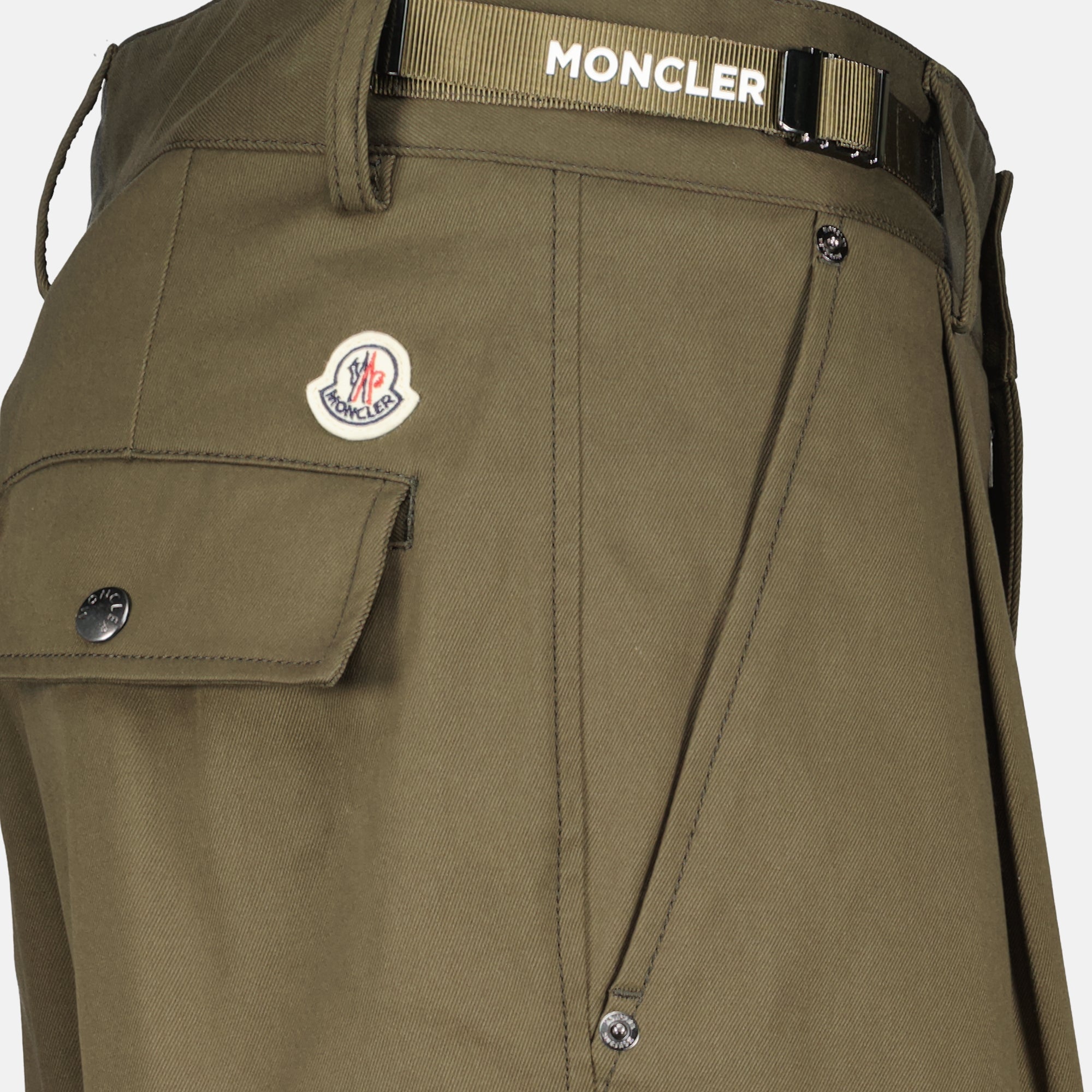 Moncler trousers, khaki pants, straight cut trousers, Autumn-Winter collection, men's fashion