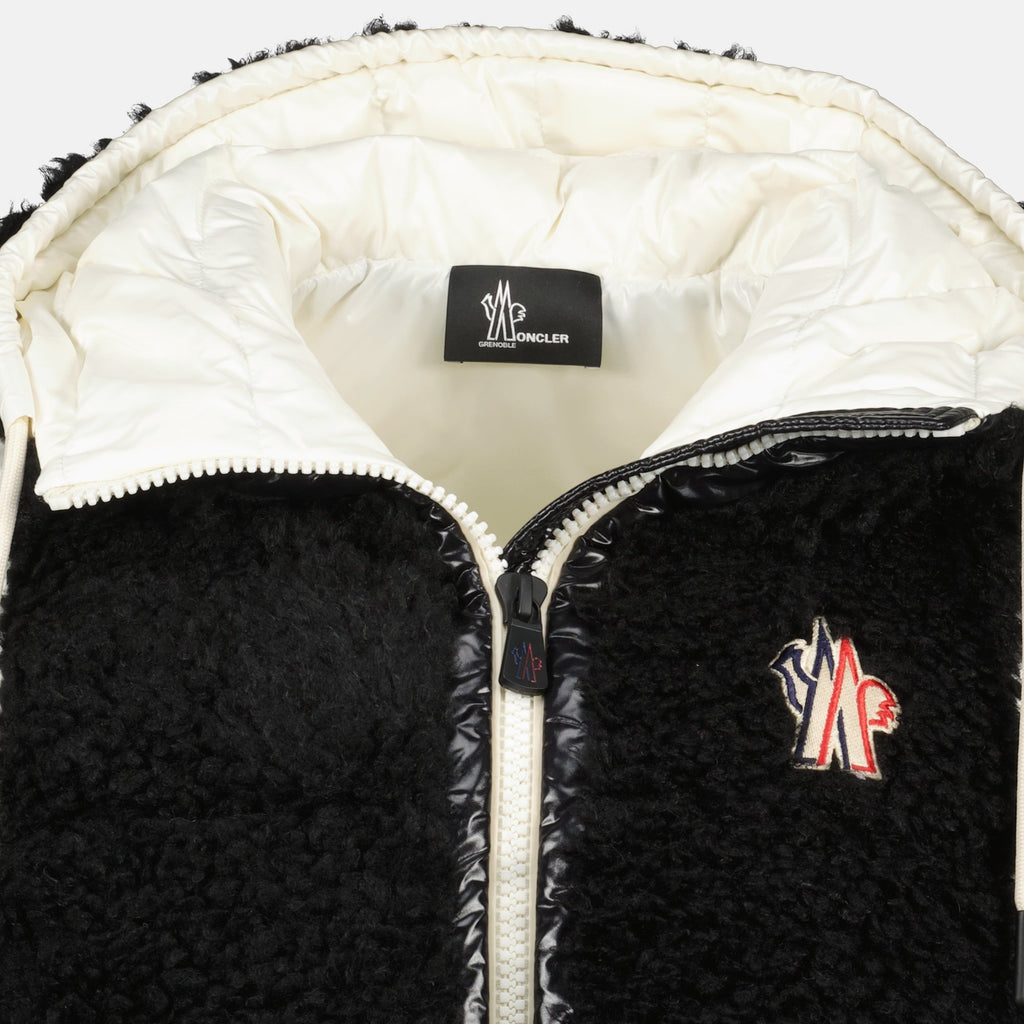 Moncler Grenoble, sleeveless jacket, quilted jacket, black outerwear, women's fashion