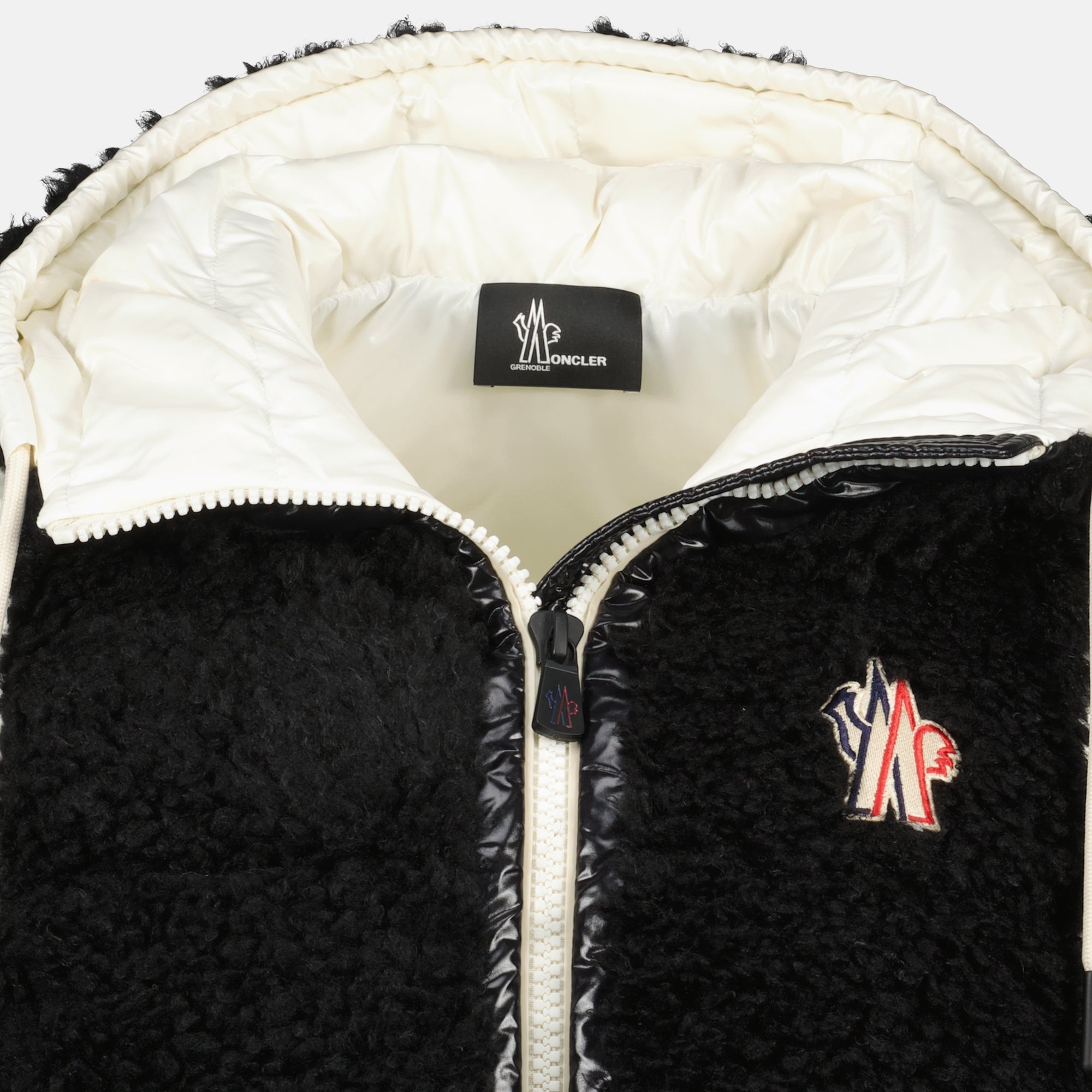 Moncler Grenoble, sleeveless jacket, quilted jacket, black outerwear, women's fashion