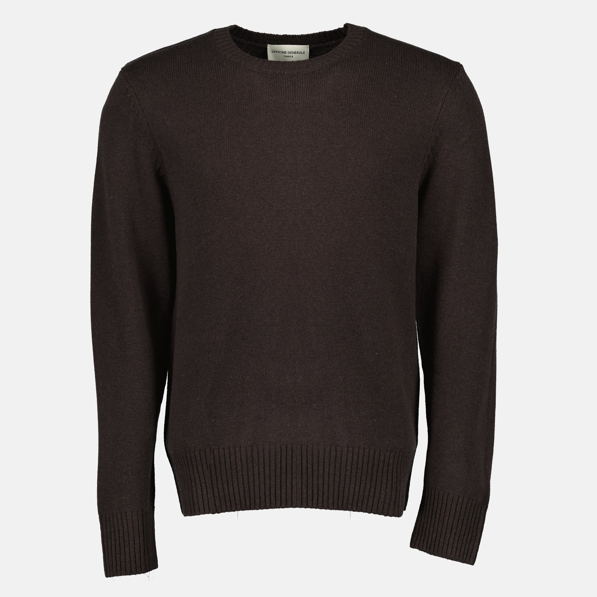 le pull mycrew marron officine generale men 15618305556860