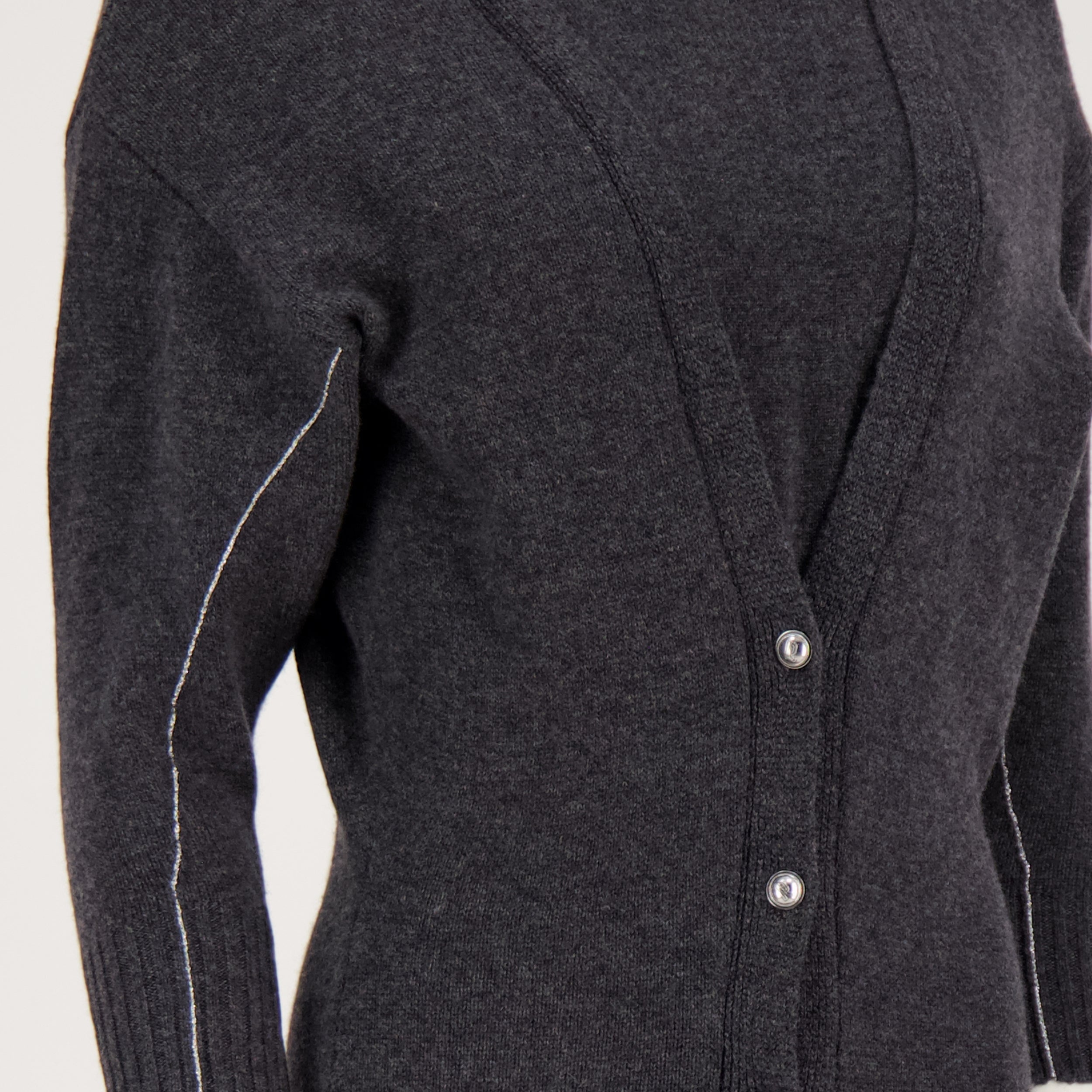 Rabanne dress, wool dress, grey long dress, autumn winter fashion, casual elegance