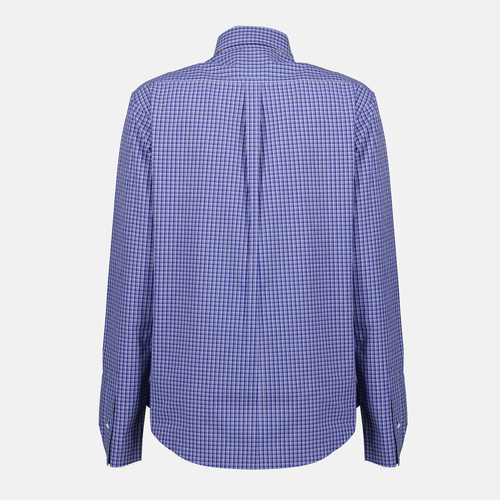 blue checkered shirt, Miu Miu shirt, Spring-Summer 2026 fashion, cotton shirt, women's fashion