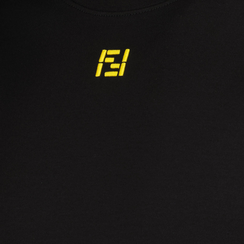 Image of FF Cotton T-Shirt by Fendi for Men - Season Spring-Summer 2026 - Detail View 1