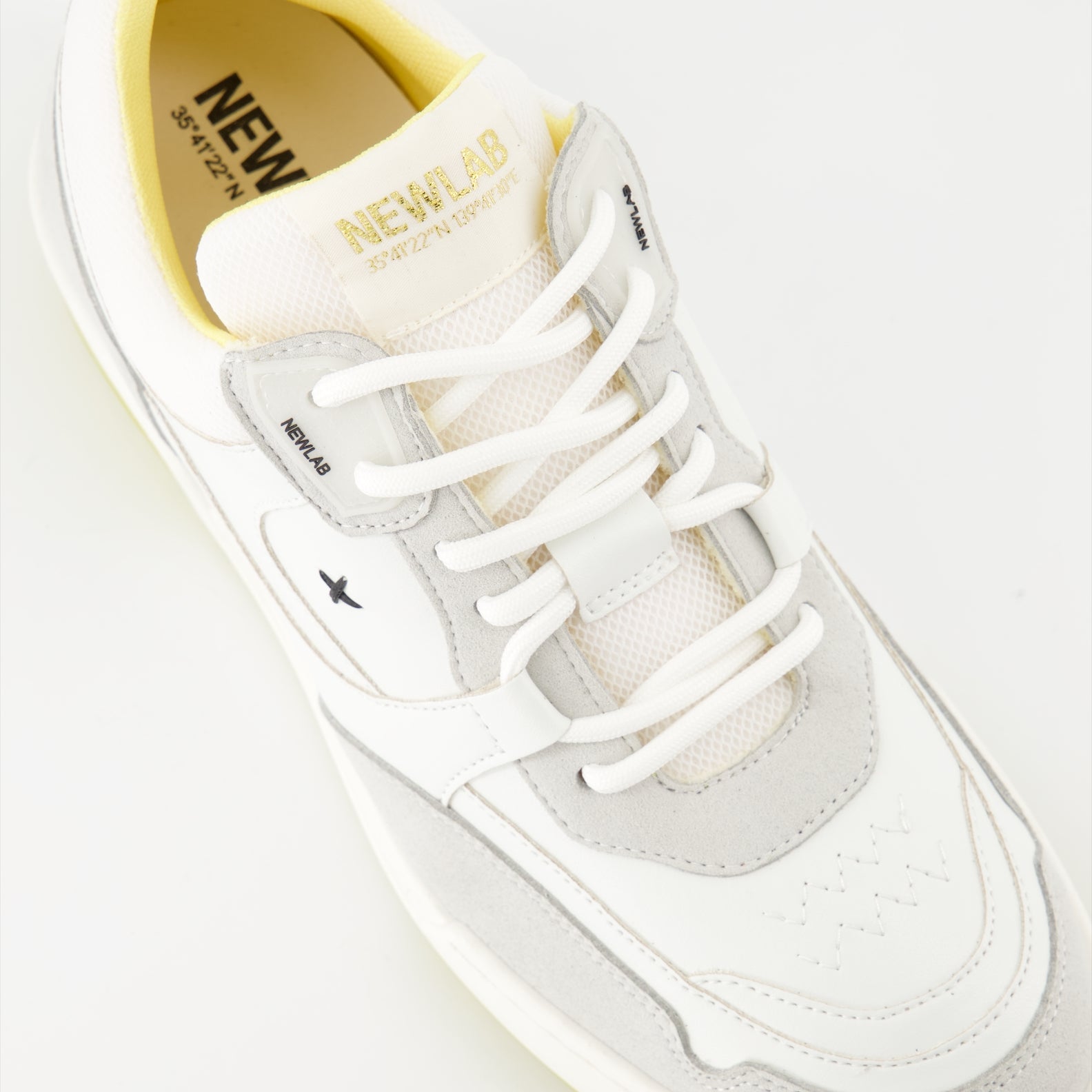 luxury sneakers, AppleSkin leather, New Lab SS24, designer footwear, eco-friendly shoes