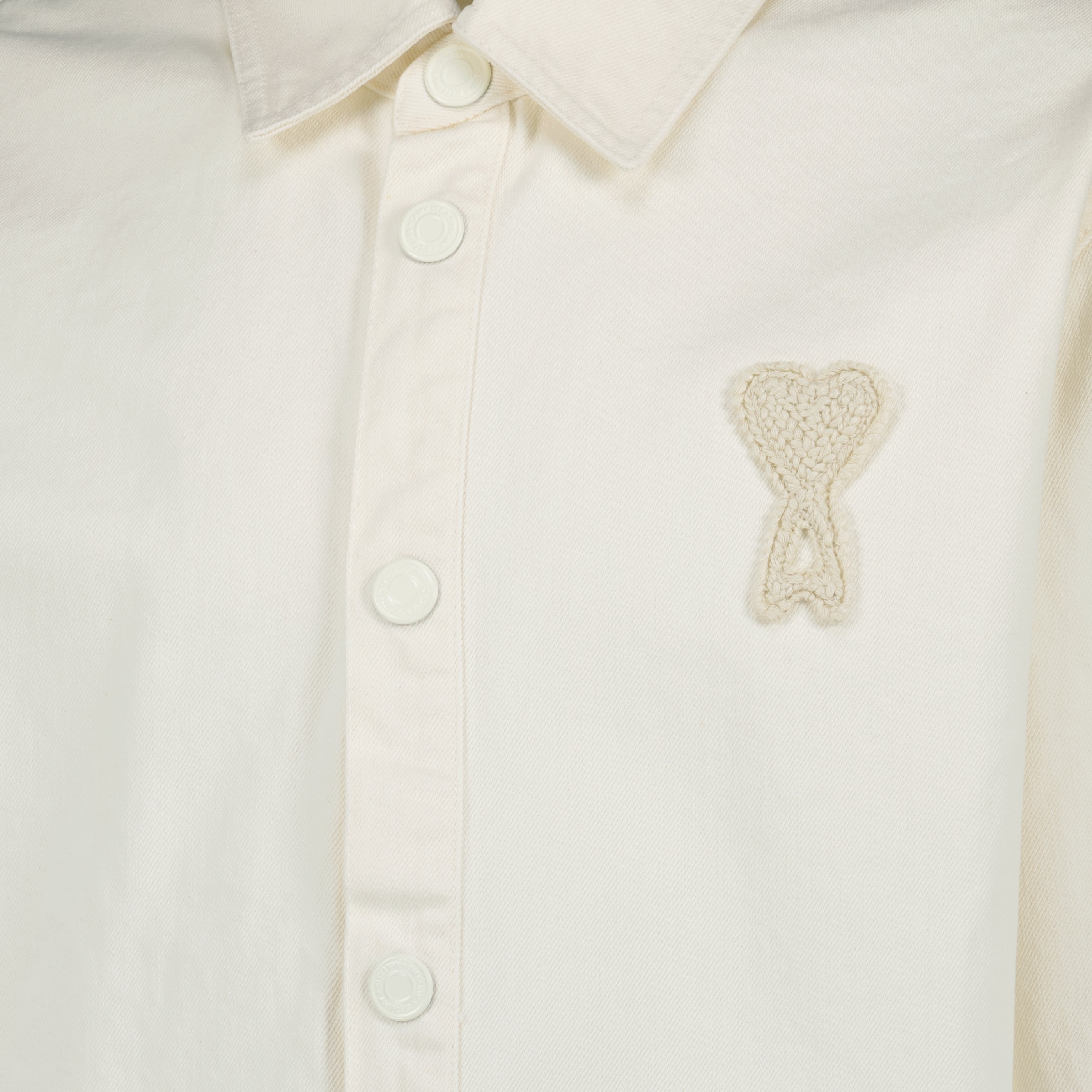 White Cotton Overshirt