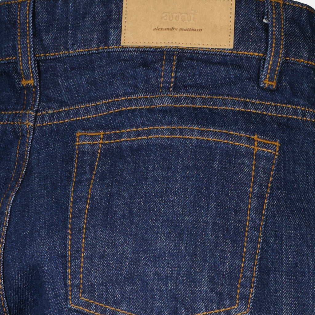 Shorts en Denim Bleu Foncé