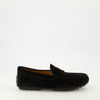 Image of City Gommino Suede Loafers by Tod's for Men - Season Autumn-Winter 2025 - Right Side View
