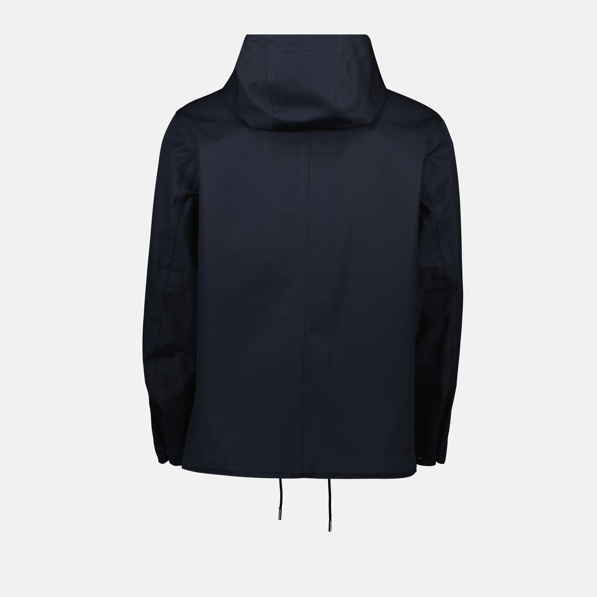 Burberry parka, navy parka, cotton gabardine, Burberry Check lining, Autumn-Winter collection