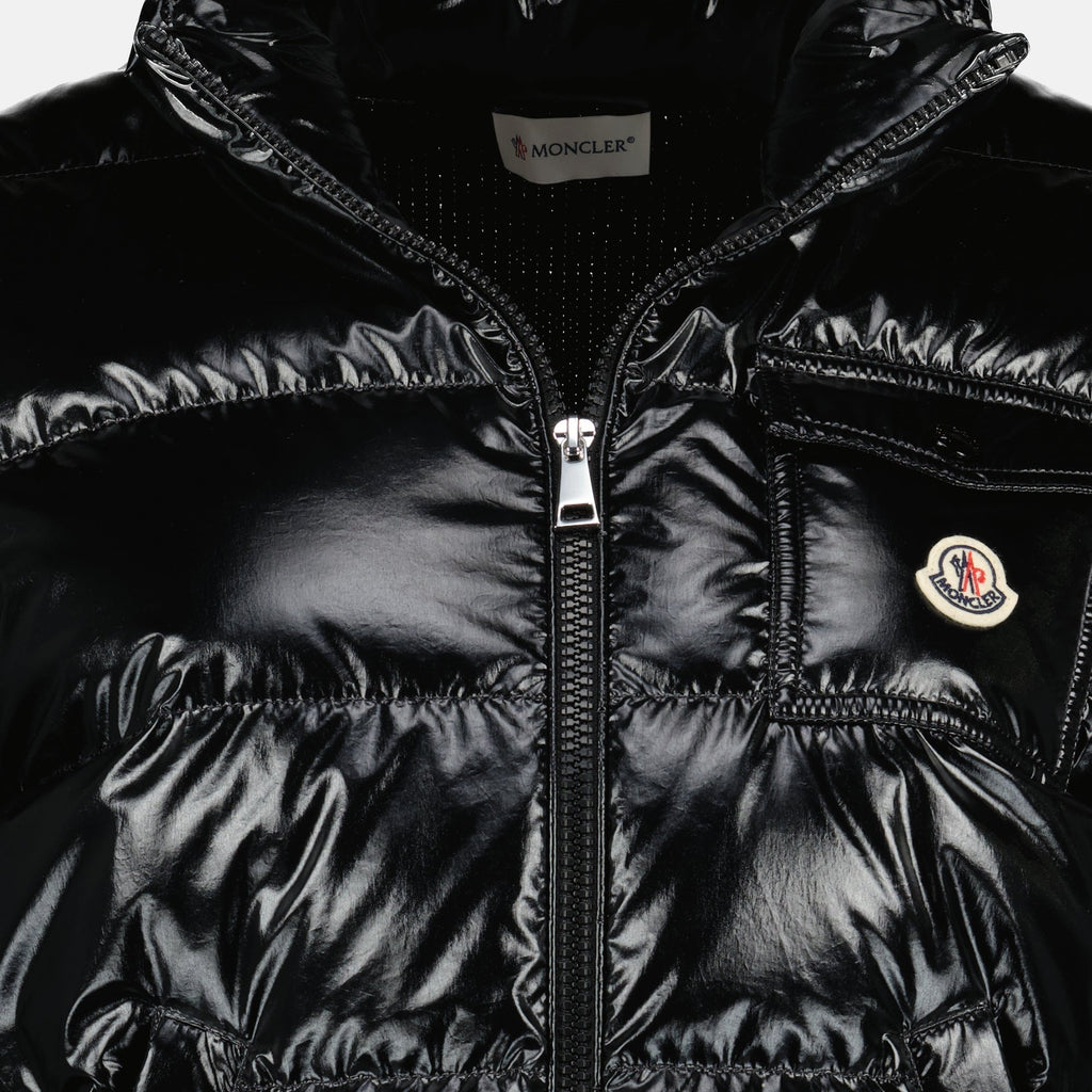 Bild des schwarzen Reißverschluss-Cardigans von Moncler für Damen - Saison Frühling-Sommer 2026 - Detailansicht 2