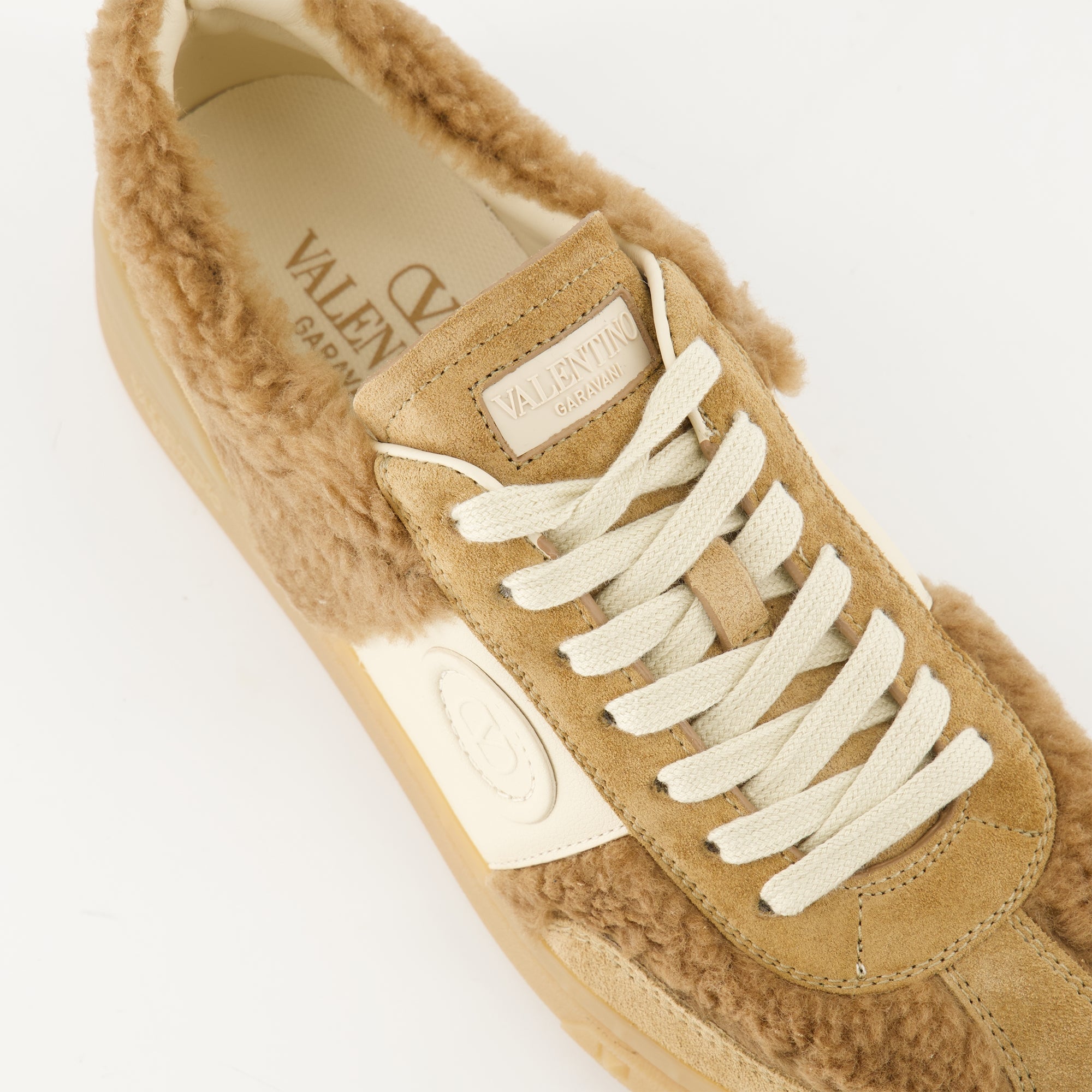 UpVillage sneakers, Valentino shoes, wool leather sneakers, designer footwear, autumn winter fashion