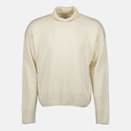 Image of Ami de coeur Roll Neck Sweater by Ami PARIS for Women - Season Fall - Winter 2025 - Front View