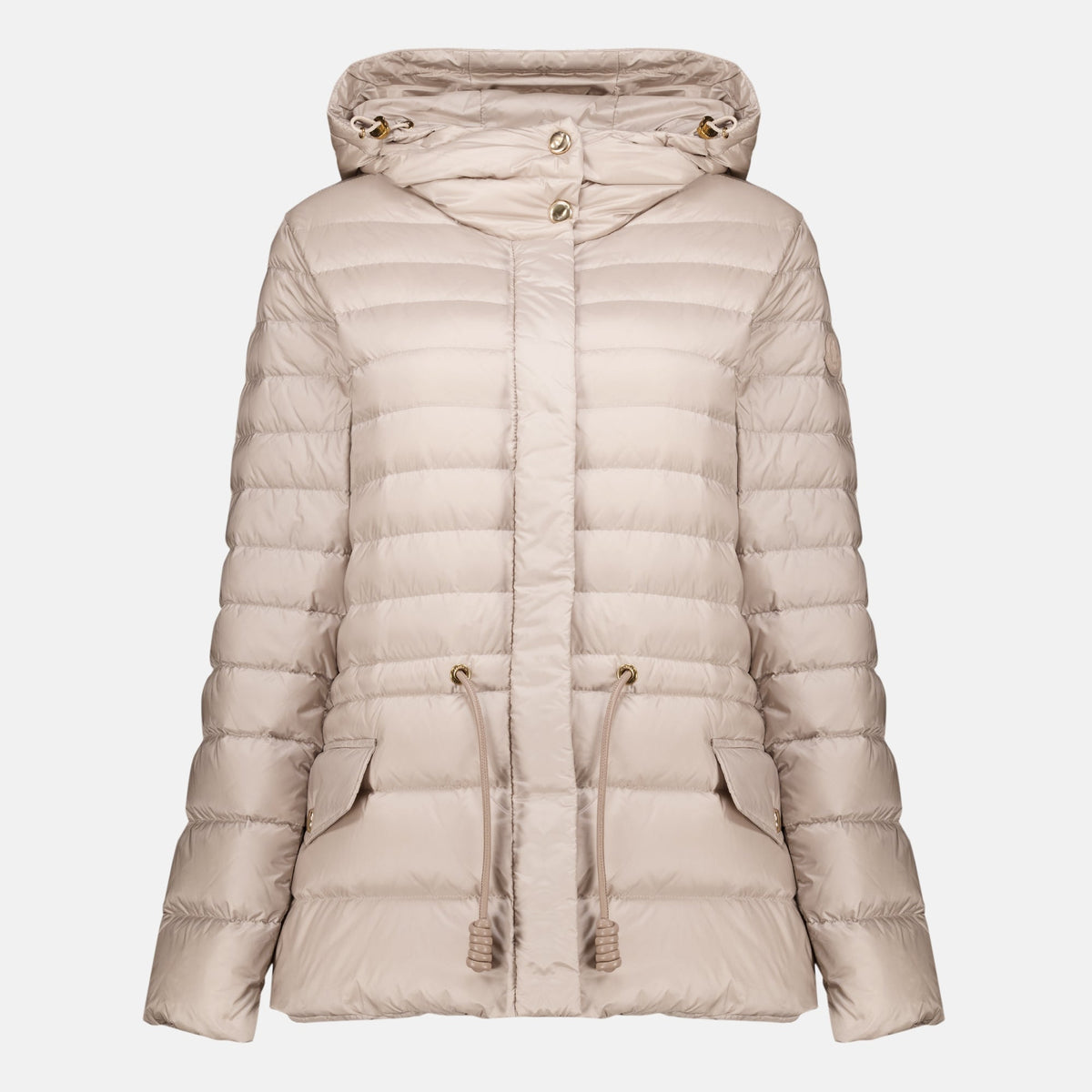 Beige Daunenjacke Raies