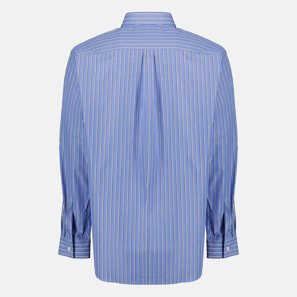 Blue Striped Cotton Shirt