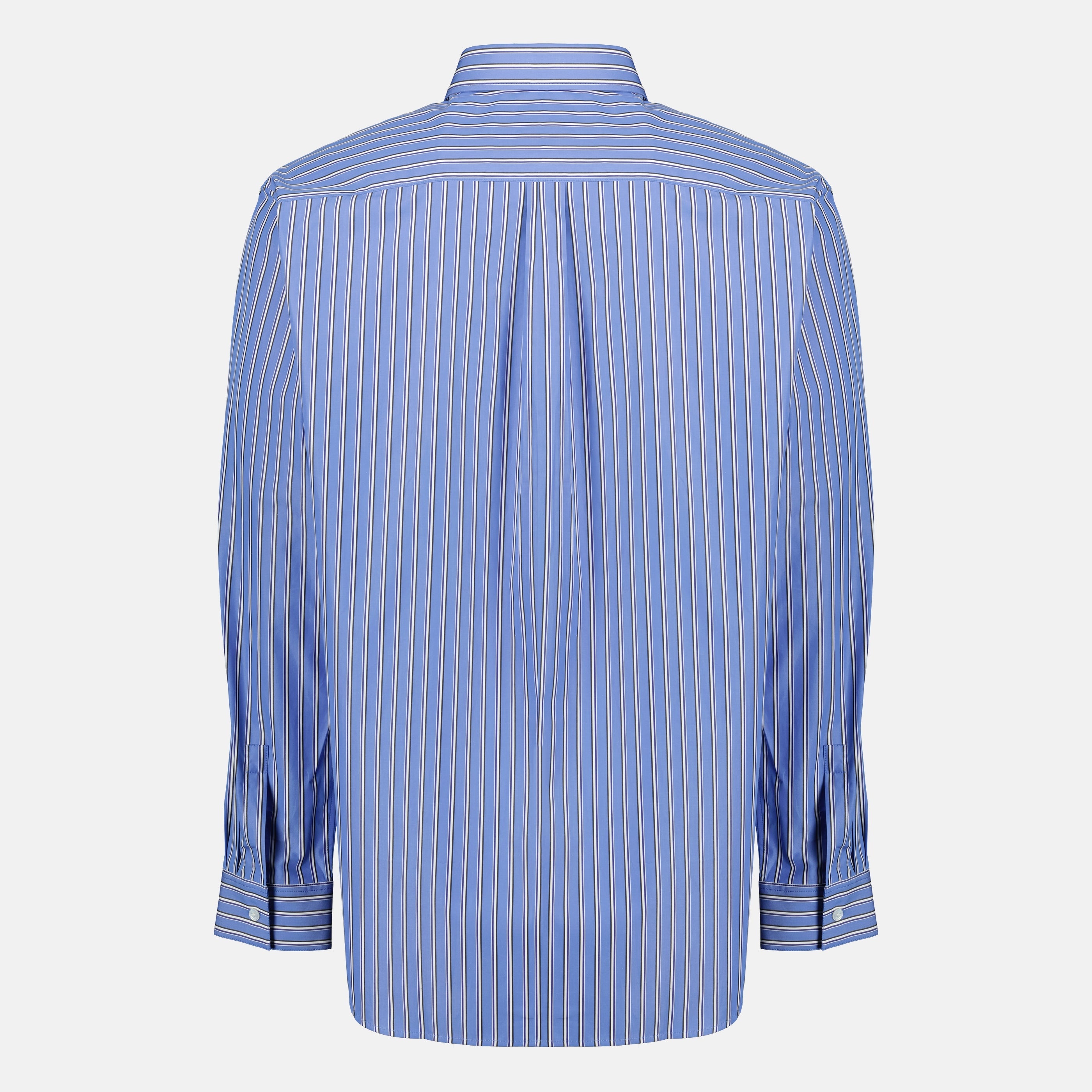 Blue Striped Cotton Shirt