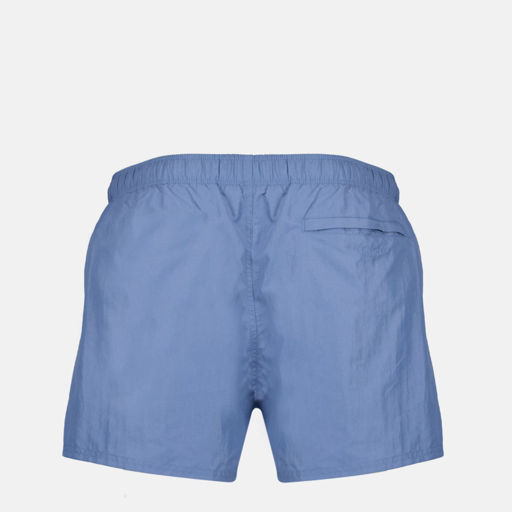 Bilde av blå svømmebukser fra Givenchy for menn - Sesong Vår-Sommer 2026 - Bak visning