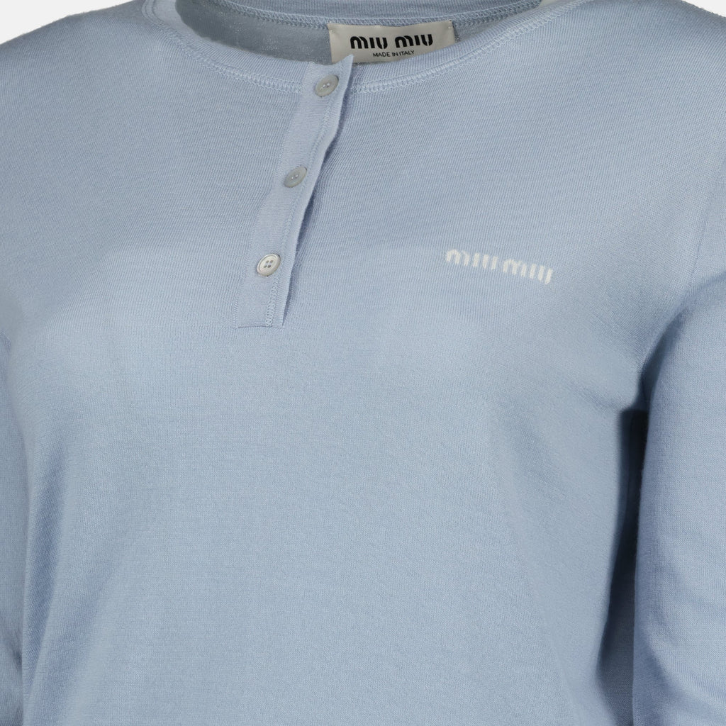 Pull en Cachemire Henley