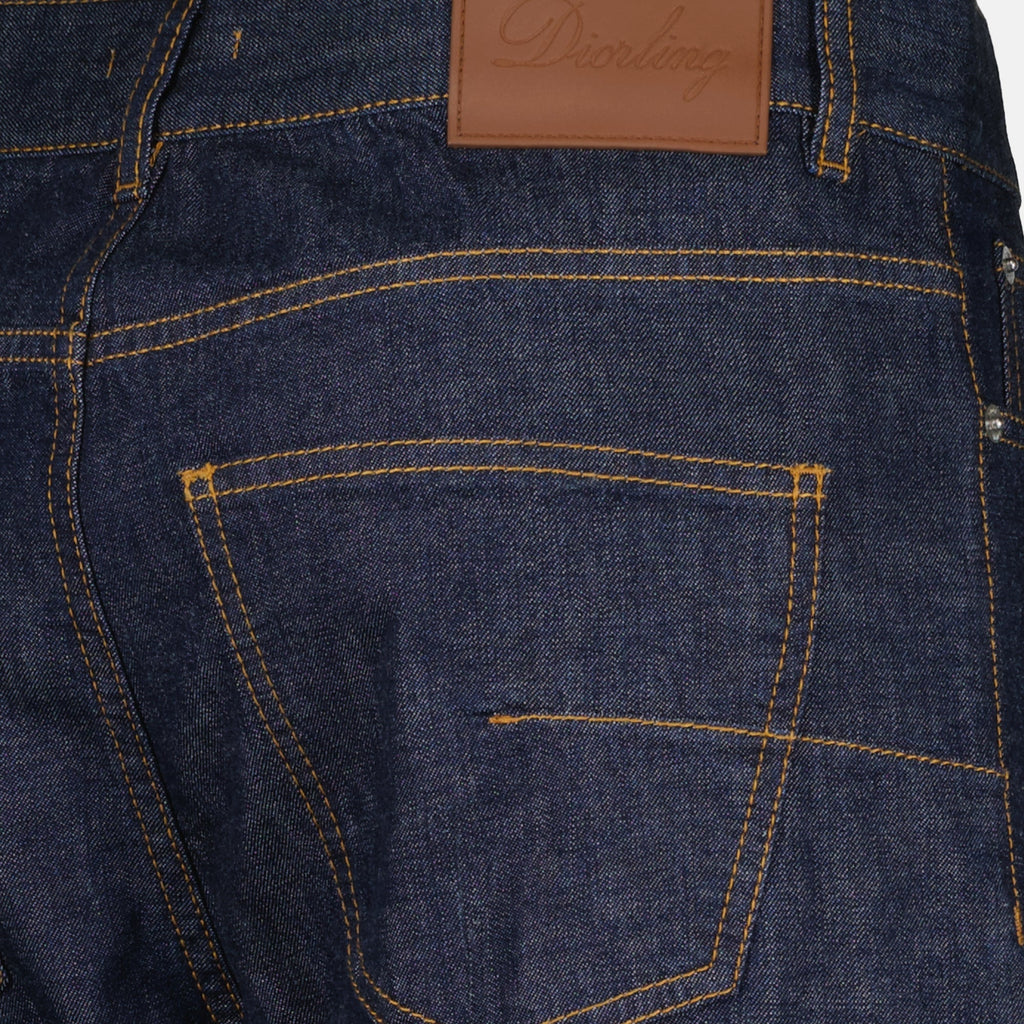 Image of Jean Diorling Denim by Dior for Men - Season Autumn-Winter 2025 - Detail View 1