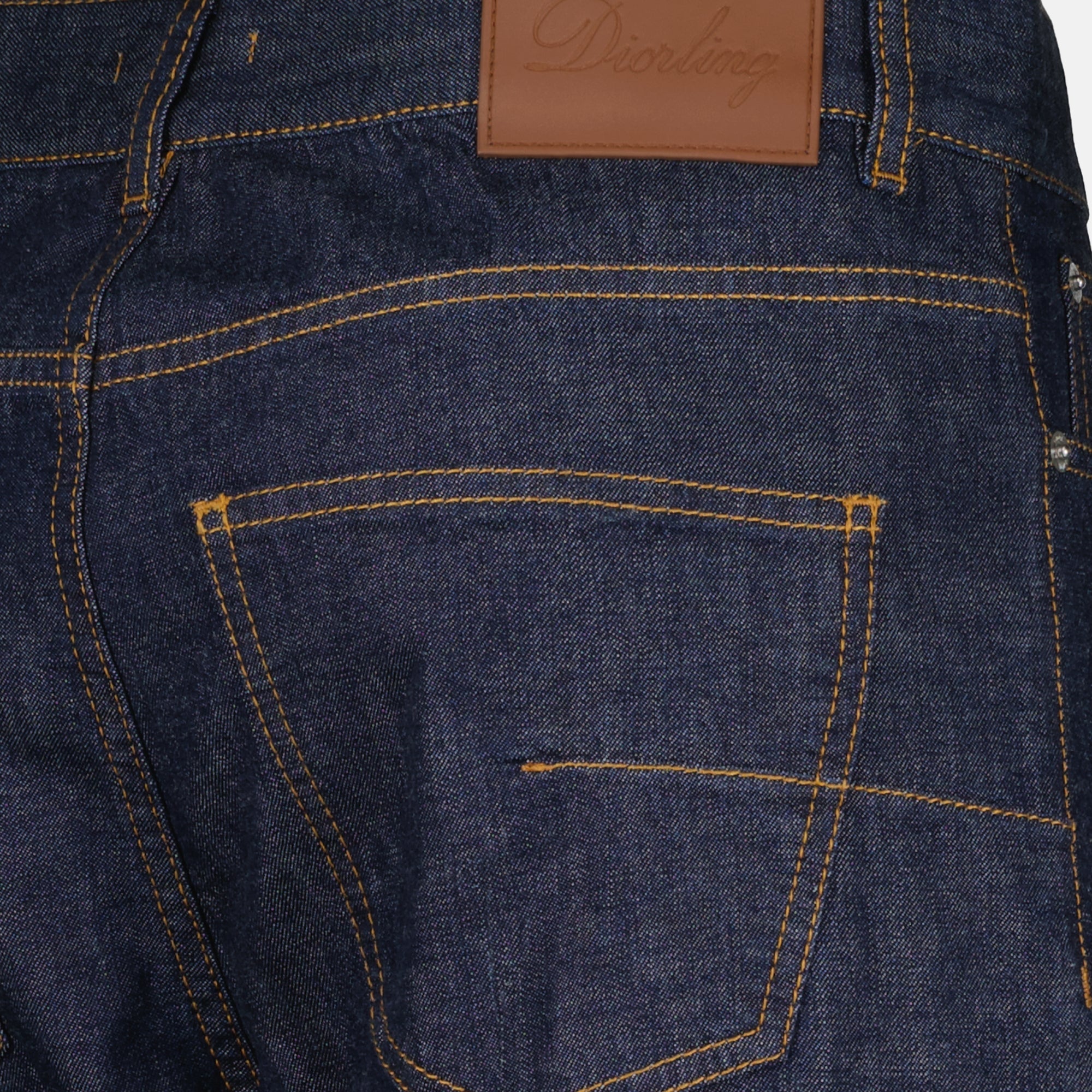 Image of Jean Diorling Denim by Dior for Men - Season Autumn-Winter 2025 - Detail View 1