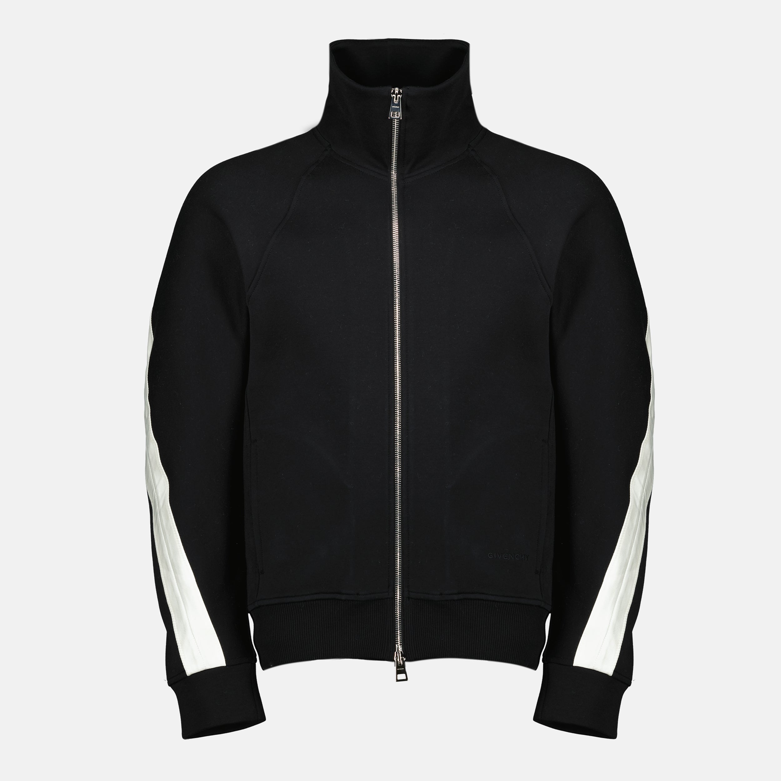Givenchy jacket, jogging jacket, black jacket, cotton polyester jacket, men's outerwear