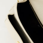 Niki Leather Bag, Saint Laurent, luxury handbag, white leather bag, designer bag