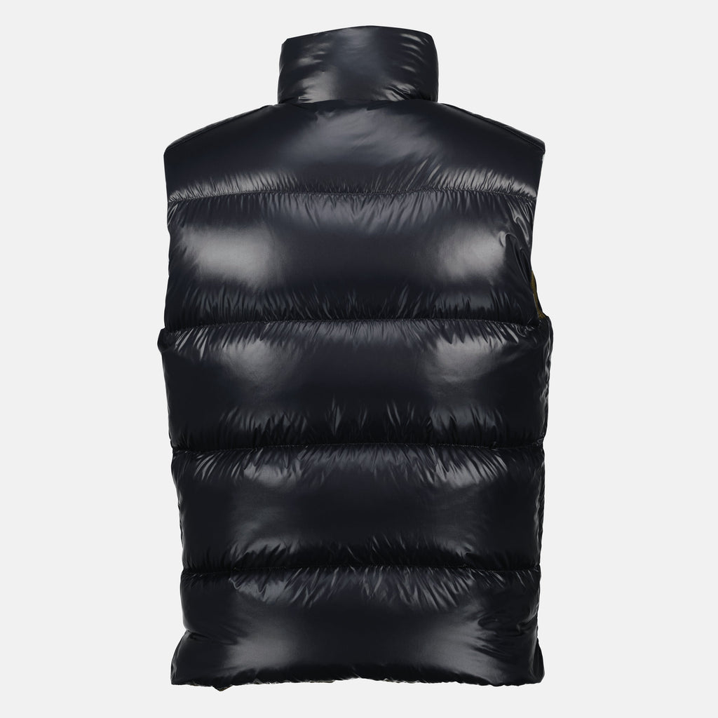 Image du Gilet Noir Lipsi de Moncler pour Hommes - Saison Automne-Hiver 2025 - Vue de détail produit 1