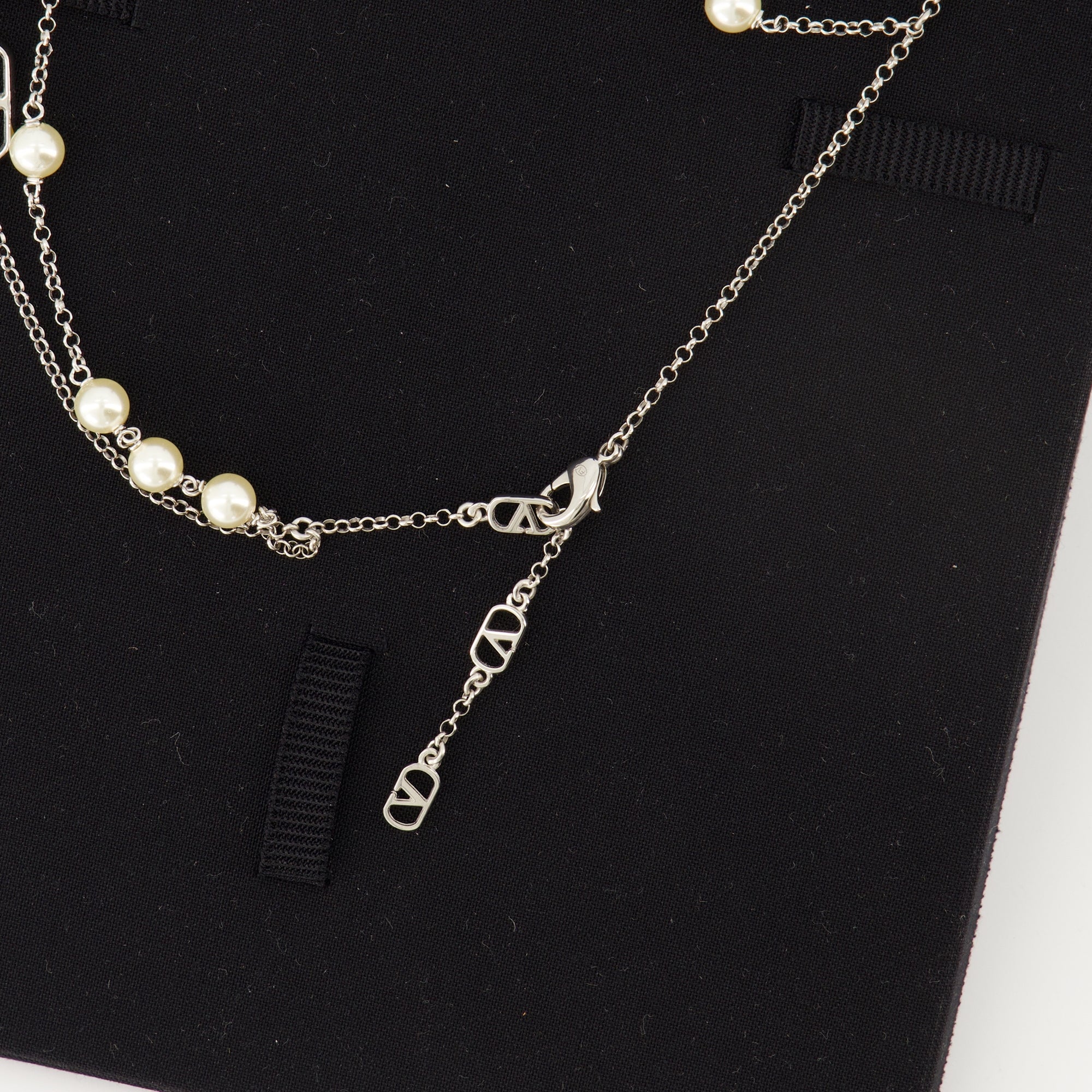 Valentino accessories, Swarovski collar, VLogo jewelry, metal collar, fashion jewelry