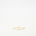 Cassandre bracelet, gold charms bracelet, elegant accessories, Saint Laurent bracelet, strass jewelry