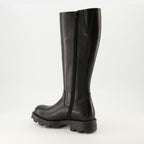 Bild der D-Hammer Stiefel von Diesel für Frauen - Saison Herbst-Winter 2025 - Rückansicht rechte Dreiviertelansicht