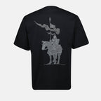 Image du T-shirt Cavalier Noir de Burberry pour hommes - Saison Printemps-Été 2025 - Détail du produit 1