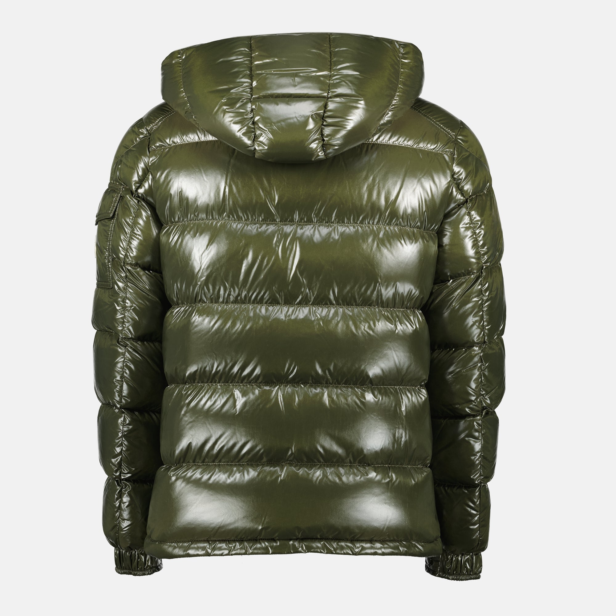 Moncler down jacket, Maya Kaki, nylon jacket, men's outerwear, luxury fashion