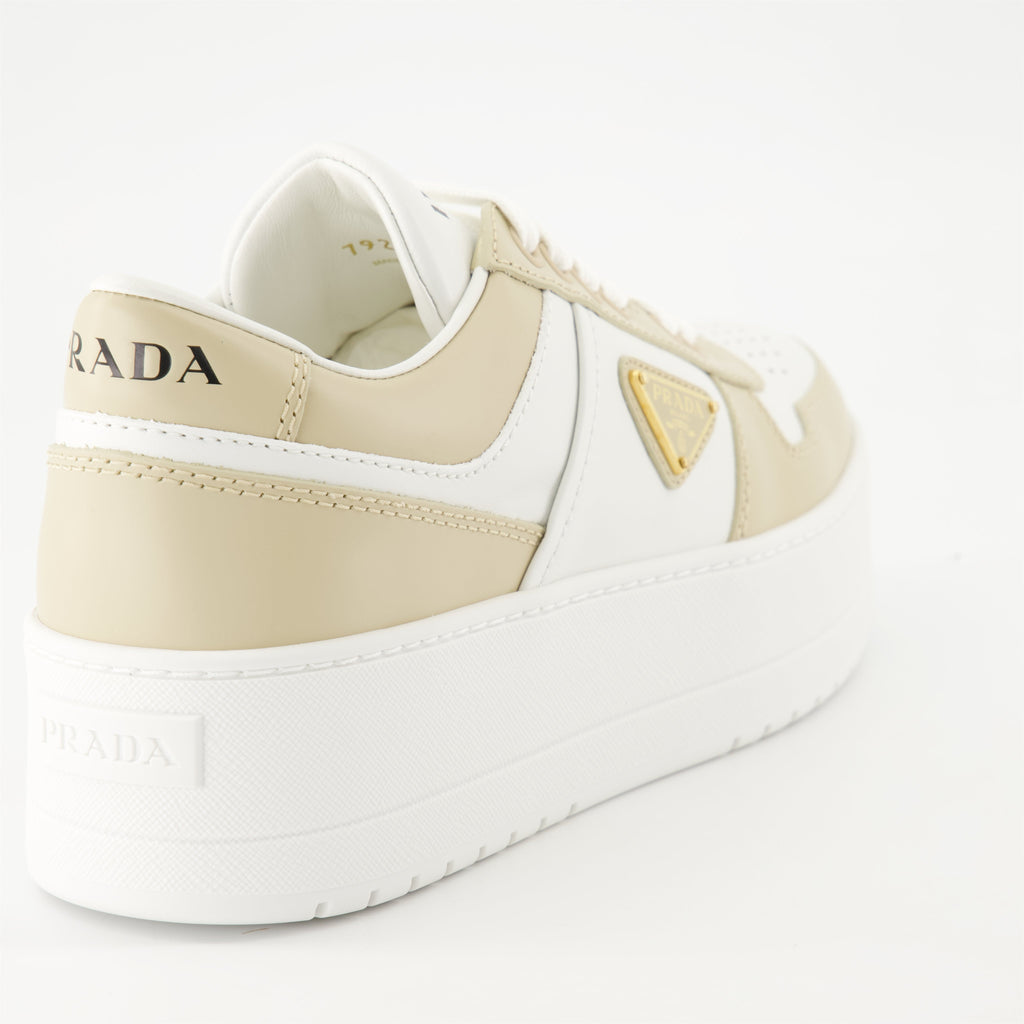 Prada sneakers, platform sneakers, luxury footwear, leather sneakers, designer shoes