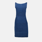 Image of Blue Denim Dress by Versace for Women - Season Spring-Summer 2025 - Product detail view 1