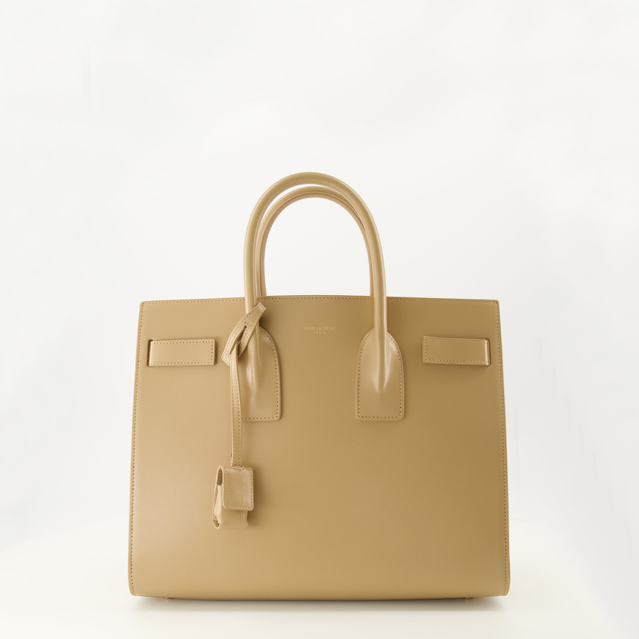 Bilde av Sac de Jour Small Beige av Saint Laurent for Kvinner - Sesong Vår-Sommer 2026 - Frontvisning