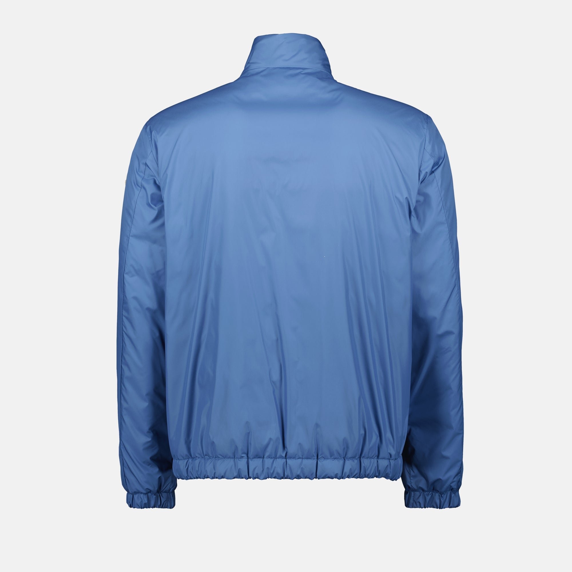 Image of Light Blue Windbreaker Jacket by Moncler for Men - Season Spring-Summer 2025 - Back View