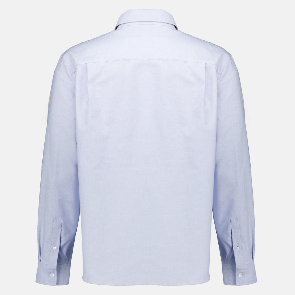 Blue Cotton Shirt - Maison Kitsuné