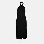 Image de la robe Black Barana par Iro pour femmes - Saison Printemps-Été 2025 - Vue de face