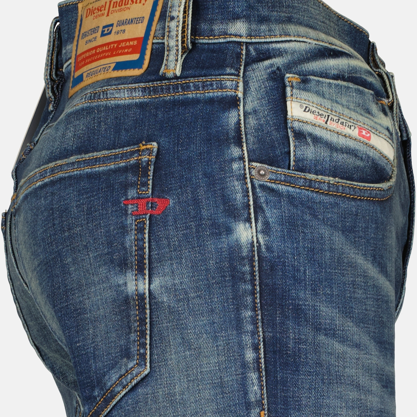 D-Strukt 2019 Slim Fit Denim Jeans